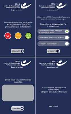 Inquérito de satisfação — centro de reabilitação